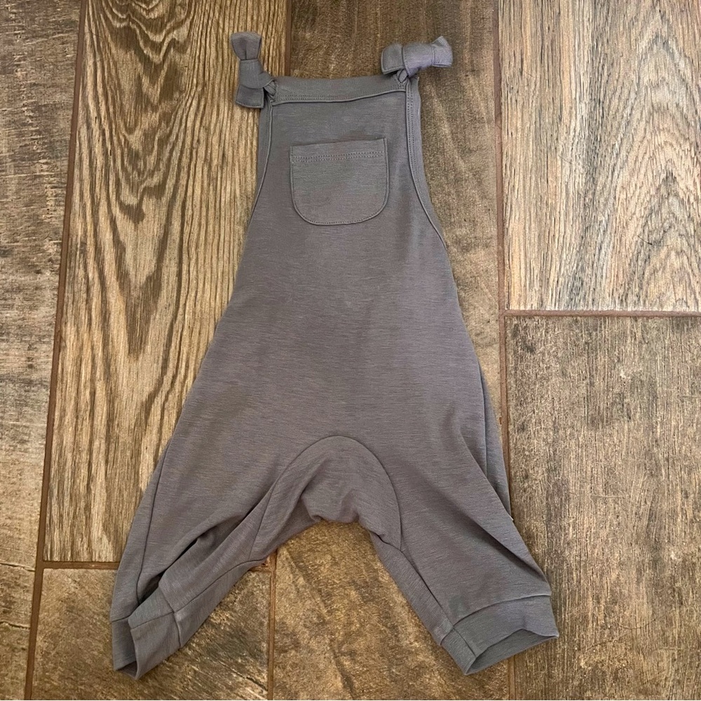 Kyte Baby Overalls in Charcoal